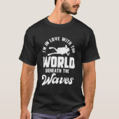 Scuba Diving Ocean Open Water Scuba Diver Underwat T-shirt (Voorkant)