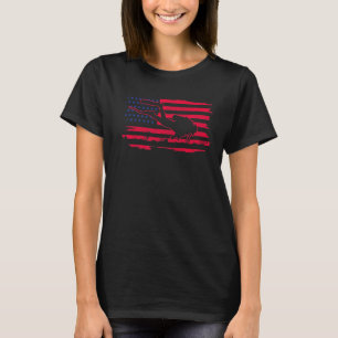 Scuba Diving Patriotic American Flag Scuba T-shirt