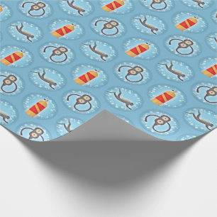 Scuba Diving Pattern - Cute Scuba Theme Cadeaupapier