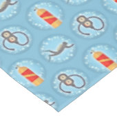 Scuba Diving Pattern - Cute Scuba Theme Tafelkleed (Gekanteld)