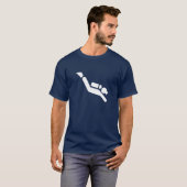 Scuba Diving Pictogram T-Shirt (Voorkant volledig)