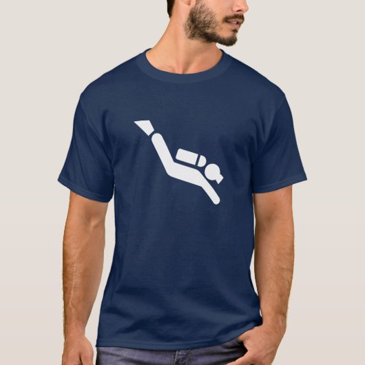 Scuba Diving Pictogram T-Shirt (Voorkant)