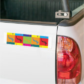 Scuba Diving Pop Art Bumpersticker (Op Truck)