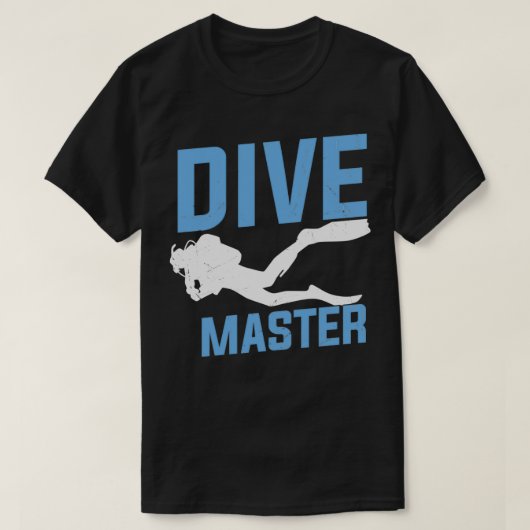 Scuba Diving Quote Dive Master Scuba Diving T-shirt (Design voorkant)