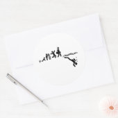 Scuba Diving Ronde Sticker (Envelop)