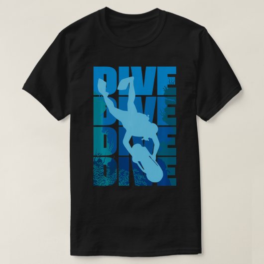Scuba Diving Scuba Diver T-shirt (Design voorkant)