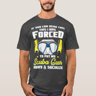 Scuba Diving Snorkeling Instructor Gift Idea T-shirt