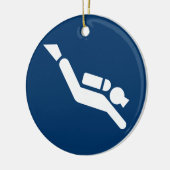 Scuba Diving Symbol Ornament (Links)