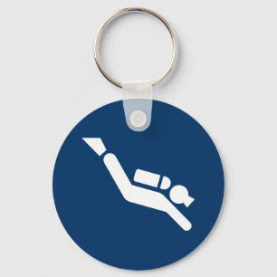 Scuba Diving Symbol Sleutelhanger