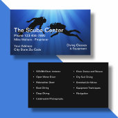 Scuba Diving Thema Visitekaartje