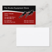 Scuba Diving Theme Visitekaartjes (Voorkant / Achterkant)