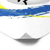 Scuba Diving Tricolor Emblem Poster (Hoek)