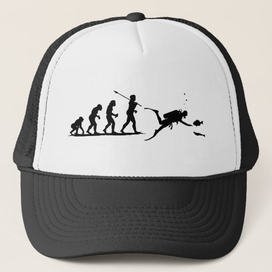 Scuba Diving Trucker Pet (Voorkant)