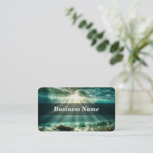 Scuba Diving Visitekaartje (Staand voorkant)