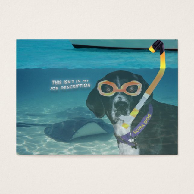 Scuba Dog "Going the Extra Mile" trading Kaart (Voorkant)