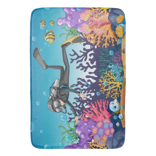 Scuba duikbadmatten badmat (Voorkant Verticaal)