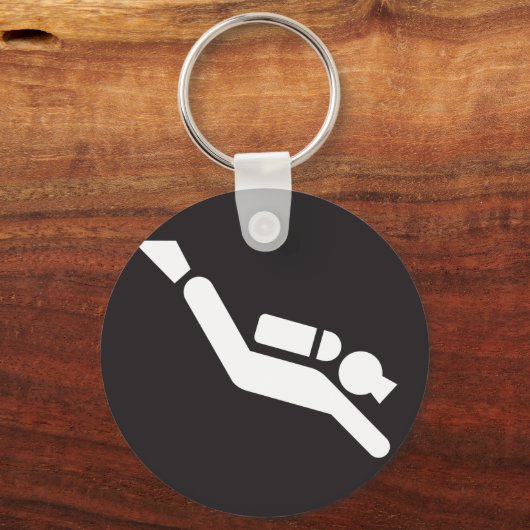 Scuba-duikbord Sleutelhanger (Voorkant)