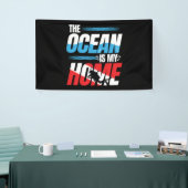 Scuba-duikcadeautjes - afduiken van vlag op scuba spandoek (Beurs)