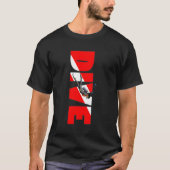 Scuba-duikduif T-shirt (Voorkant)