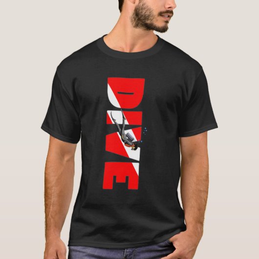 Scuba-duikduif T-shirt (Voorkant)