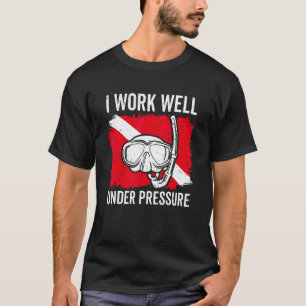 Scuba Duiken Duikersvlag voor snorkelen T-shirt