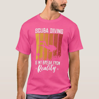 Scuba Duiken Graphic Vrouwen en Mannen Scuba Diver T-shirt