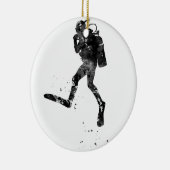 Scuba-duiken Keramisch Ornament (Rechts)