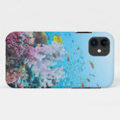 Scuba duiken met kleurrijk rif en koraal Case-Mate iPhone case (Achterkant (horizontaal))