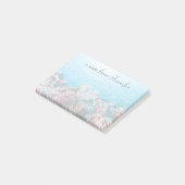 Scuba duiken met kleurrijk rif en koraal post-it® notes (Schuin)