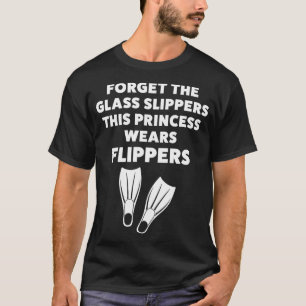 Scuba duiken snorkelen voor vrouwen t-shirt