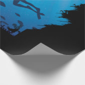 Scuba duiken voor duikers cadeaupapier (Hoek)