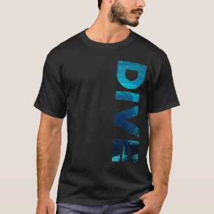 Scuba duikend duiktuig onderwaterduiker t-shirt