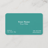 Scuba duikend/Snorkeling Visitekaartje (Achterkant)