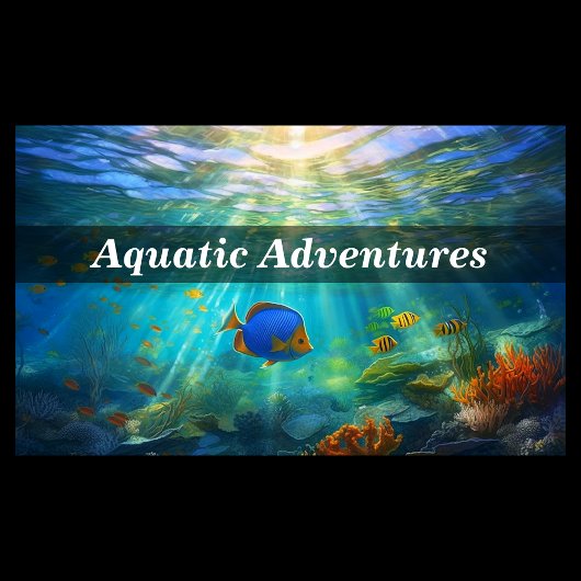 Scuba duikend/Snorkeling Visitekaartje