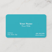 Scuba duikend/Snorkeling Visitekaartje (Achterkant)