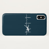 Scuba duikende hartslag Case-Mate iPhone case (Achterkant (horizontaal))