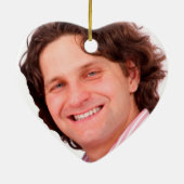 Scuba duikende Logo - Roodhartvlag van duiker Keramisch Ornament (Achterkant)