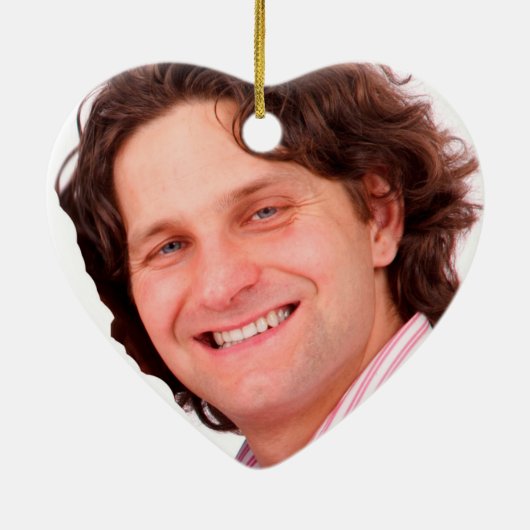 Scuba duikende Logo - Roodhartvlag van duiker Keramisch Ornament (Achterkant)