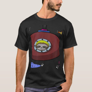 Scuba duikende norkelende sleuf lui getild duif t-shirt