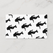 Scuba-duikende Visitekaartjes (Achterkant)