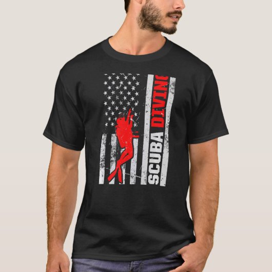 Scuba duiker 1 t-shirt (Voorkant)