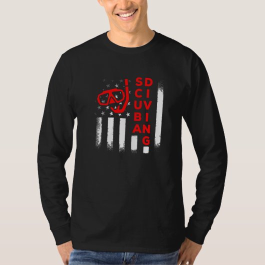 Scuba duiker 6 t-shirt (Voorkant)