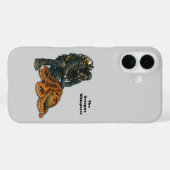 SCUBA Duiker die een Grote Octopus Aait URM Case-Mate iPhone Case (Achterkant (horizontaal))