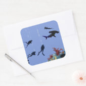 SCUBA duiker droom sticker (Envelop)