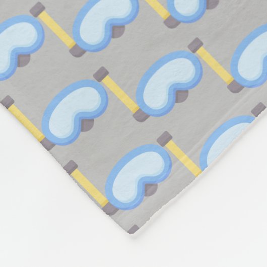 Scuba-duiker Fleece Deken (Hoek)