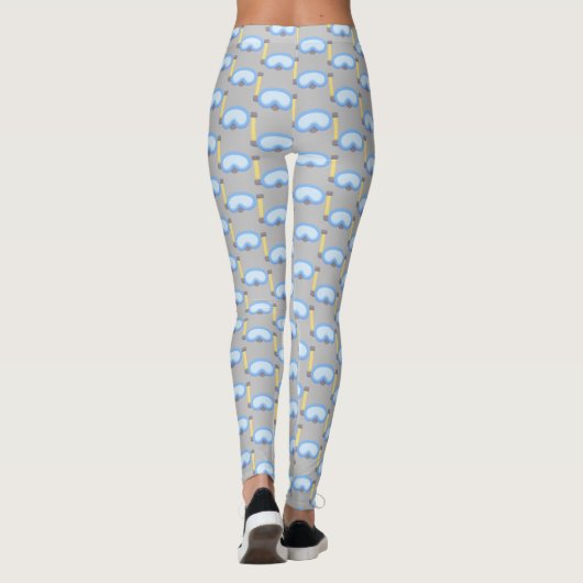 Scuba-duiker Leggings (Achterkant)