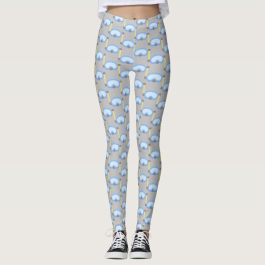 Scuba-duiker Leggings (Voorkant)