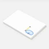 Scuba-duiker Post-it® Notes (Schuin)