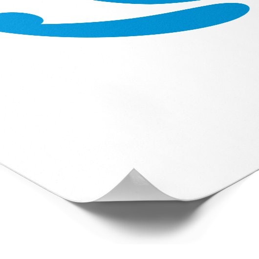 Scuba-duiker Poster (Hoek)