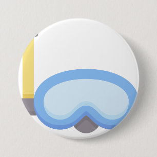 Scuba-duiker Ronde Button 7,6 Cm